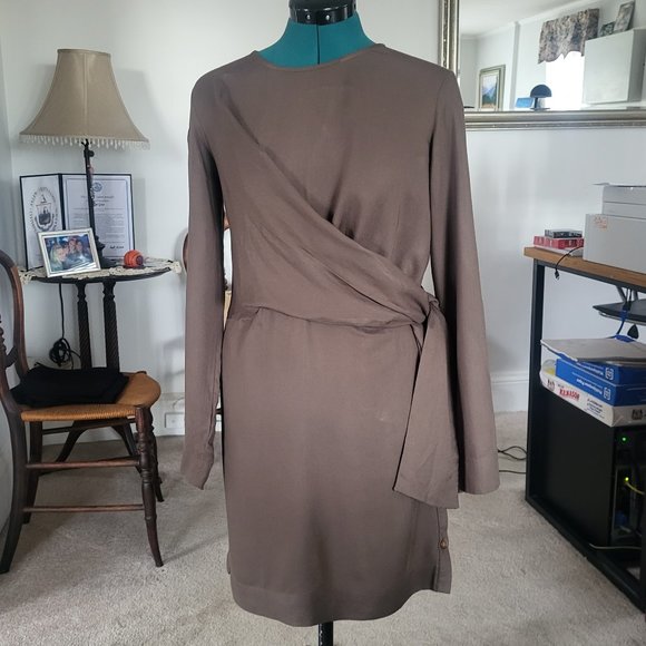 Wrap Detail Dress - Picture 1 of 4